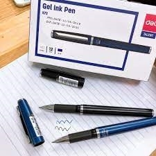 Bút gel Deli màu xanh WS72