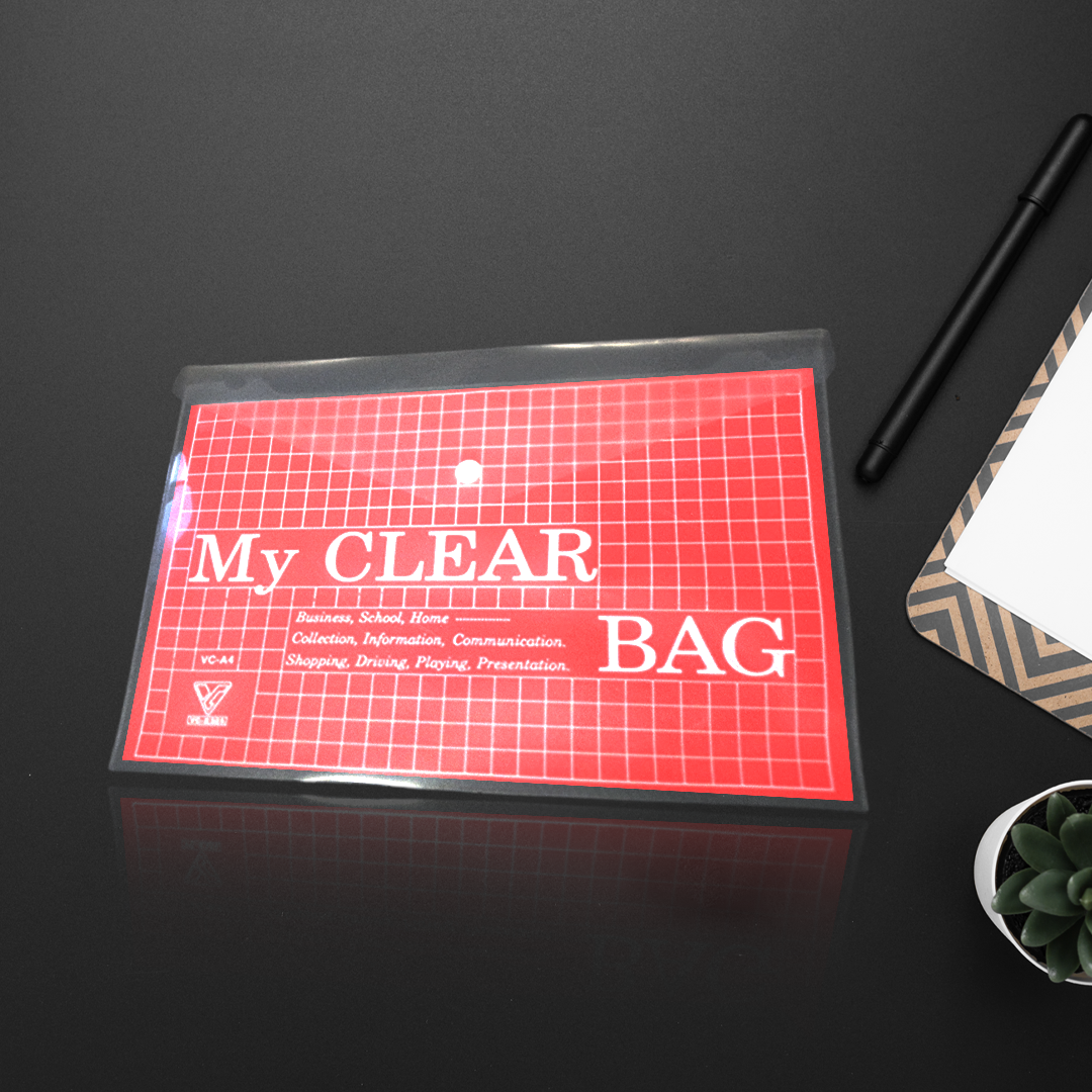 Bìa 1 nút My Clear F4 NB VC - Trắng (T/1080)