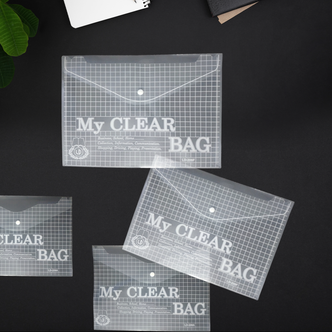 Bìa 1 Nút My Clear F4 LD NC – Xấp 12 Cái (T/960)
