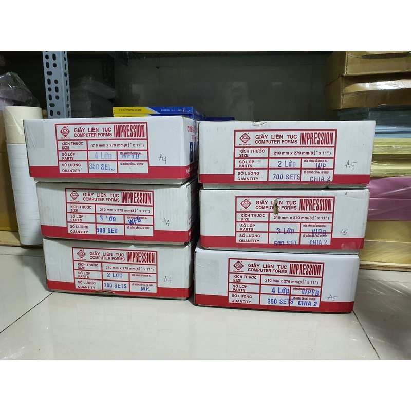 Giấy 210  Liên/2 (A4) 2-5