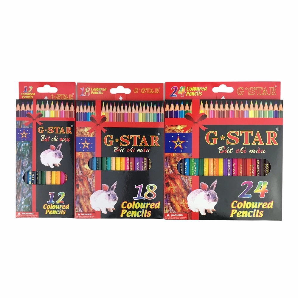 Viết chì 24 màu dài Gstar