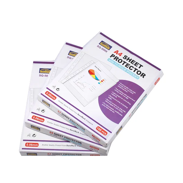 Bìa nhựa lưu hồ sơ loại mỏng - Suremark SQ5006( Bìa lỗ)