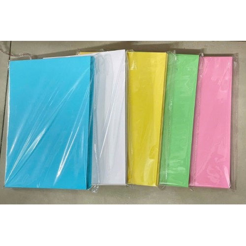 Bìa Thái A3 Đúng NX Trắng, Xanh Dương, Xanh Lá, Vàng, Hồng – Giấy bìa màu khổ A3 cho in ấn và hồ sơ