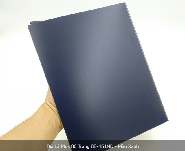 Bìa hồ sơ 80 lá không giấy - nhựa Plus