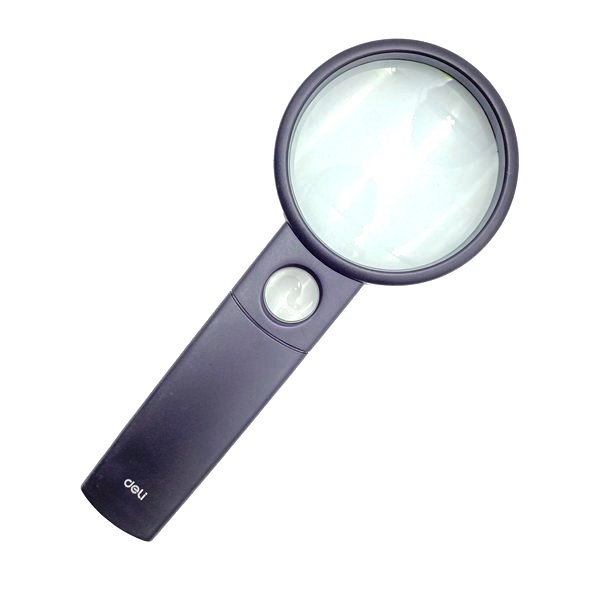 9090_Kính lúp 75mm Deli