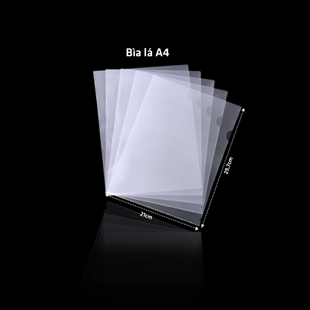 Bìa Lá A4 Plus 0.13mm Xấp 100 Cái