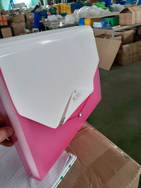 Bìa 12 ngăn gài thun 5287
