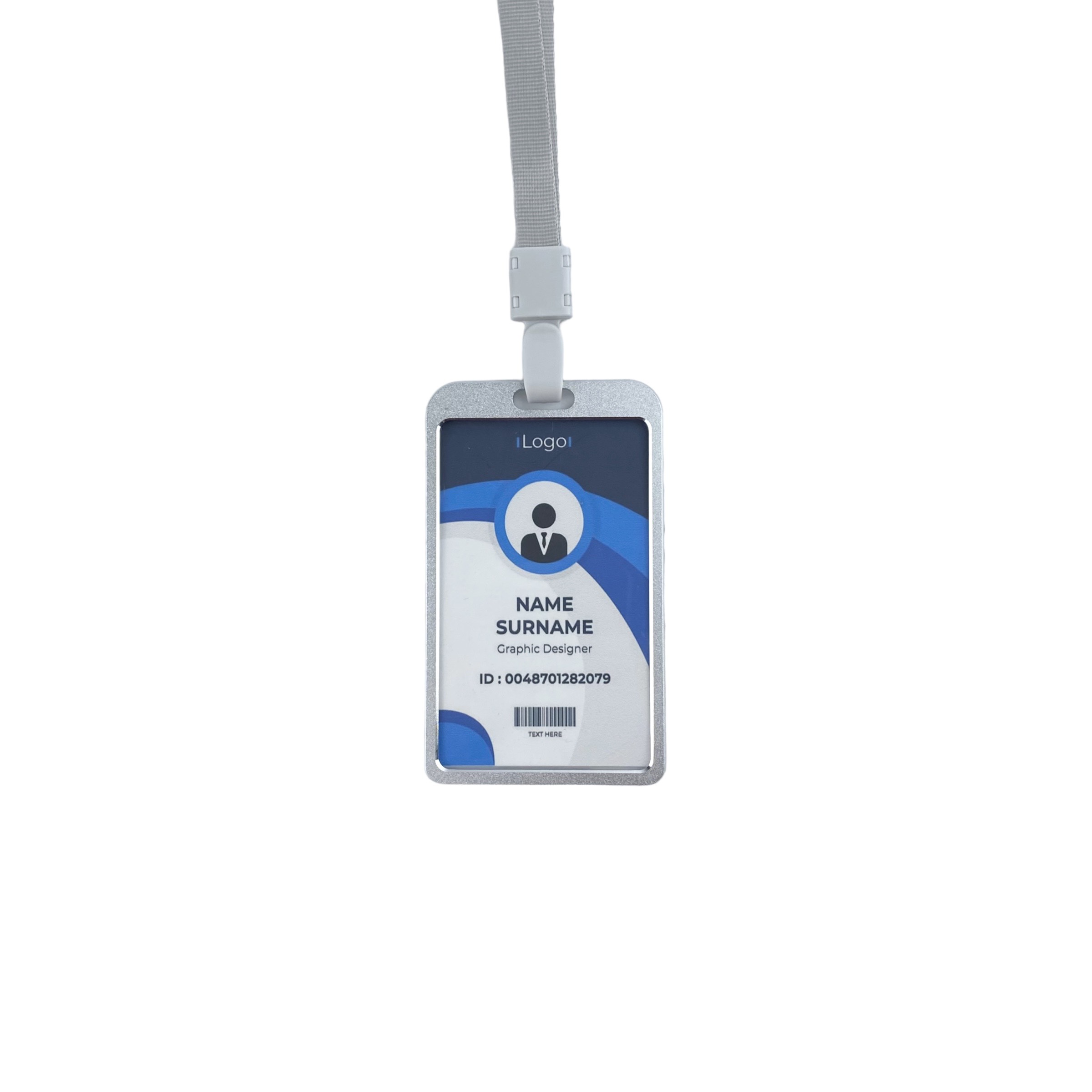 Bao đựng thẻ nhôm LCX3 5.4x8.5cm 2 mặt đứng