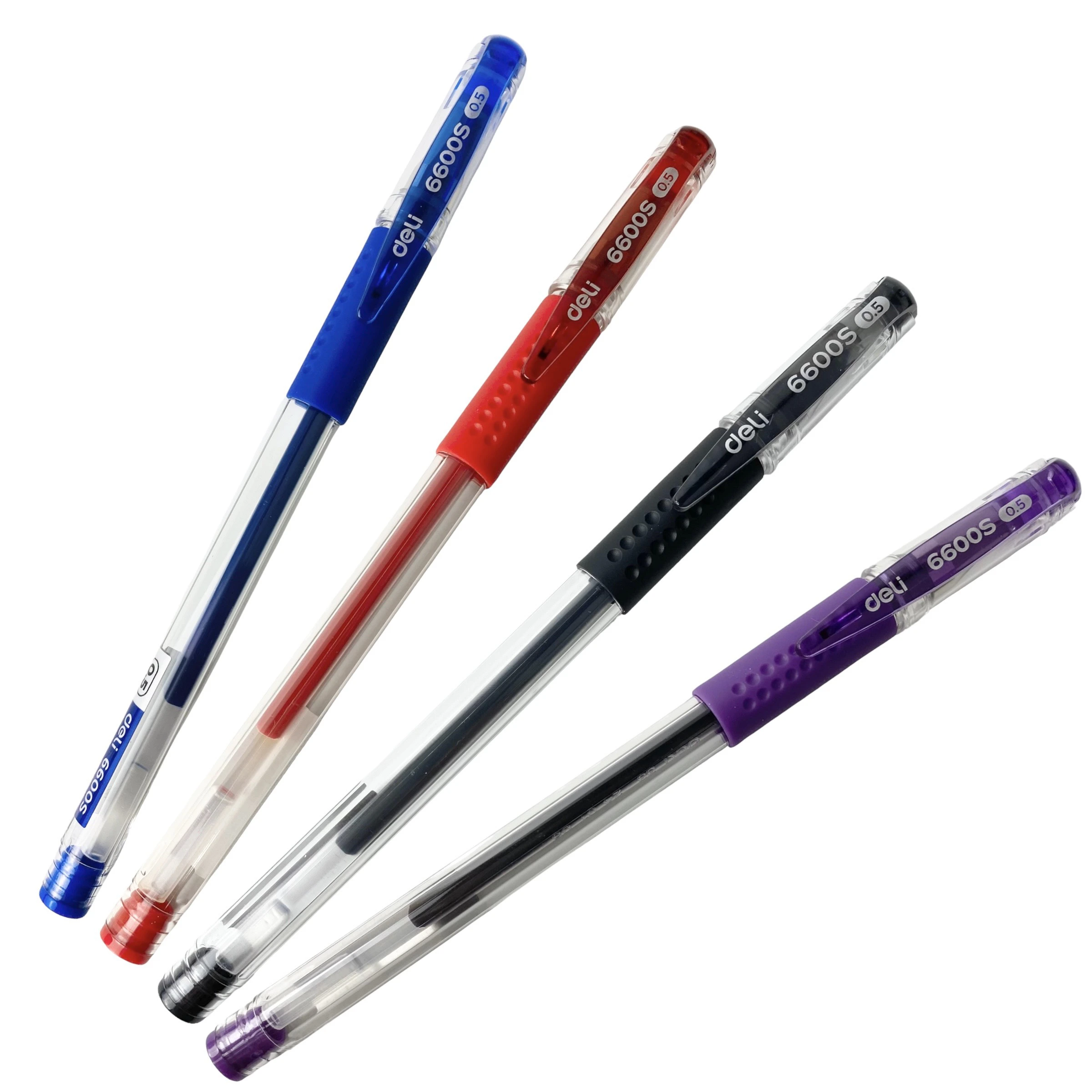 Bút gel Deli 6600S – Viết mượt êm, mực đều, nét đẹp, bền bỉ cho học tập & văn phòng (Hộp/12 cây)