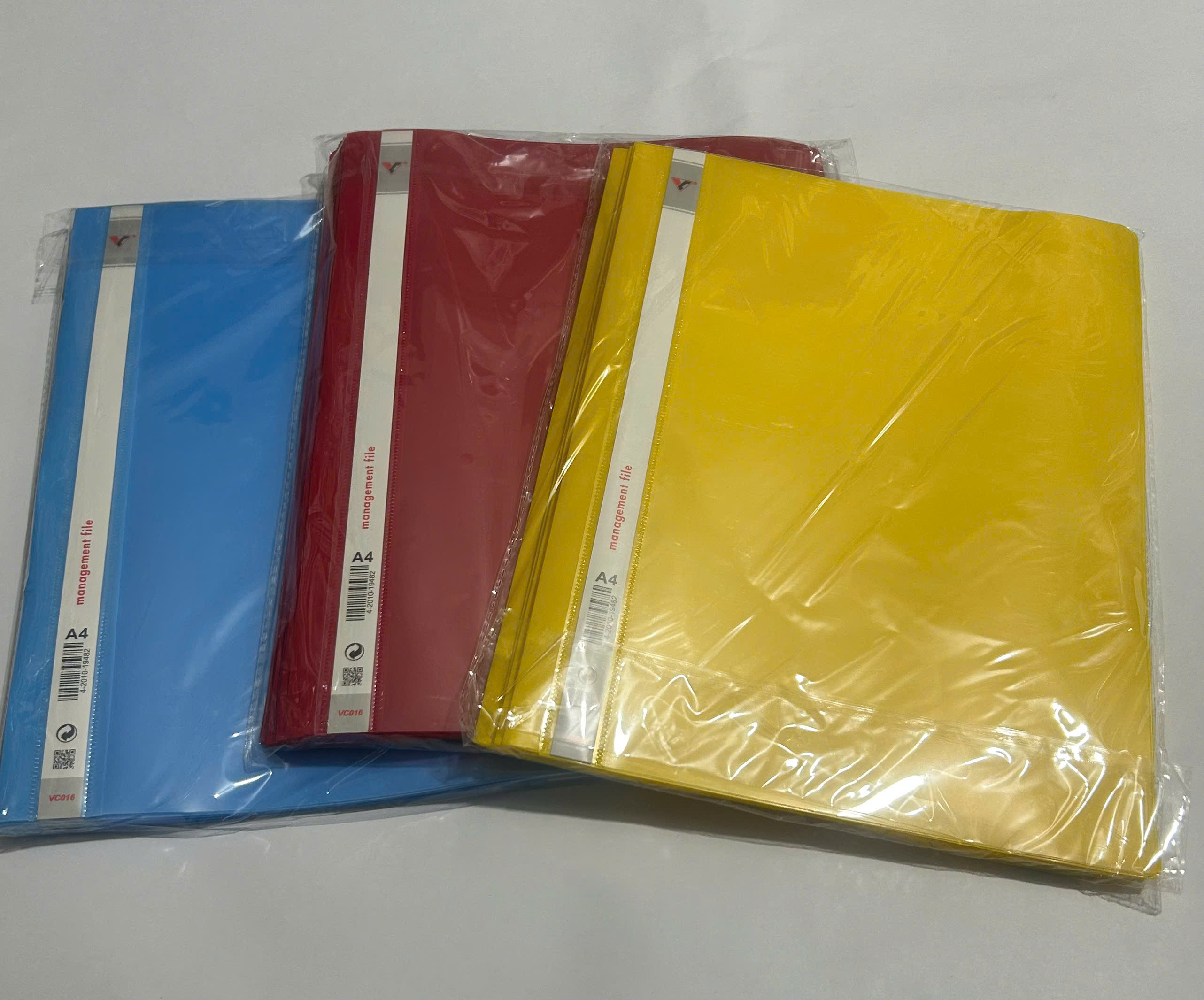 Bìa Acco Nhựa VC016 (Xấp/10c) – Bìa Trình Ký, Kẹp Hồ Sơ A4 Chắc Chắn, Tiện Lợi