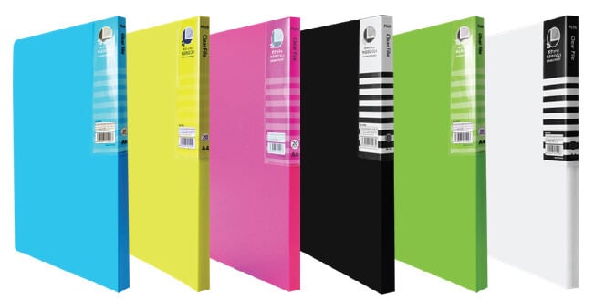 Bìa lá nhựa 20 lá Plus