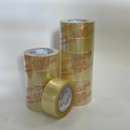 Băng keo 47mm - trong 050 75y (cây/ 6 cuộn) 67.5m HC