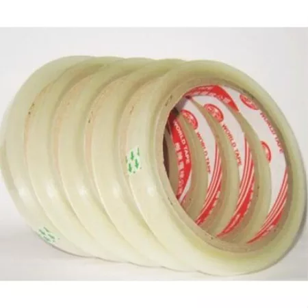 Băng keo 12mm - trong 100y (cây/24 cuộn - B/20)