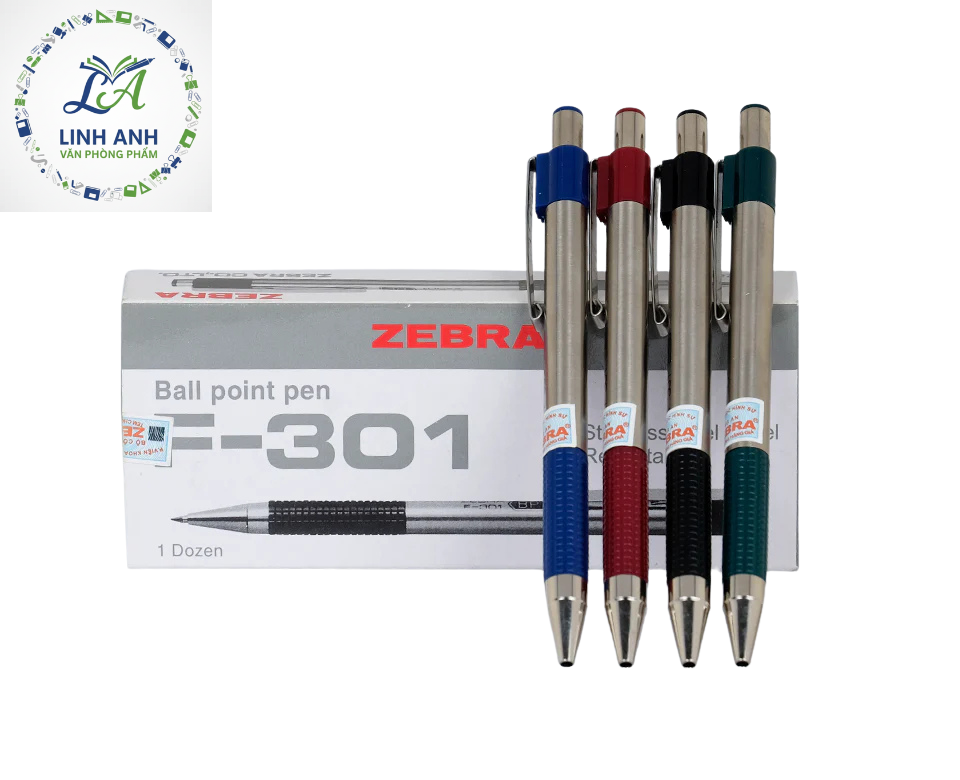 Viết bi F301 0.7mm Zebra Pen chính hãng (H/12)