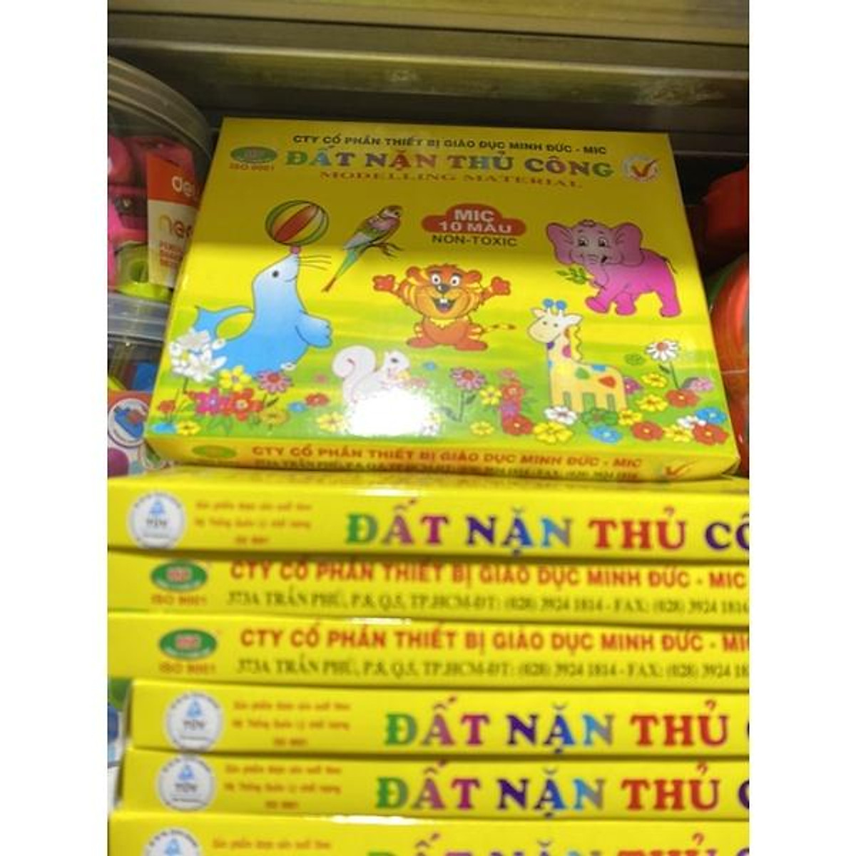 Đất nặn Mic 10 màu (T/52)