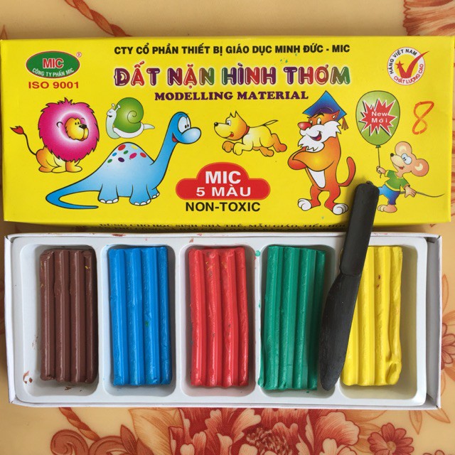 Đất nặn Mic 5 màu (T/50)