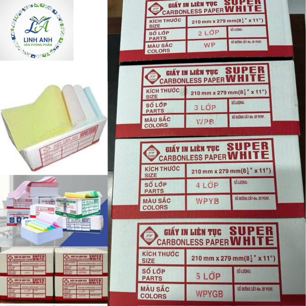 Giấy 210  Liên/2 (A4) 2-5