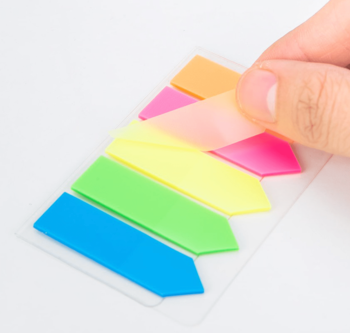 Miếng dán nhựa mũi tên 5 màu 696 - Giấy note 5 màu nhựa Eagless