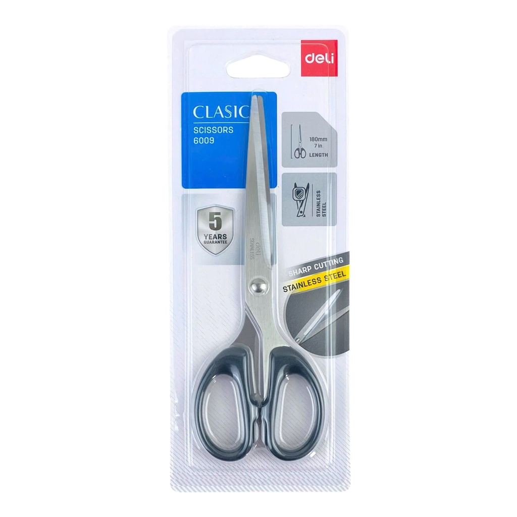 6009_Kéo 180mm Deli (H/12)