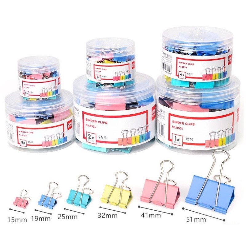 Kẹp sắt màu Deli