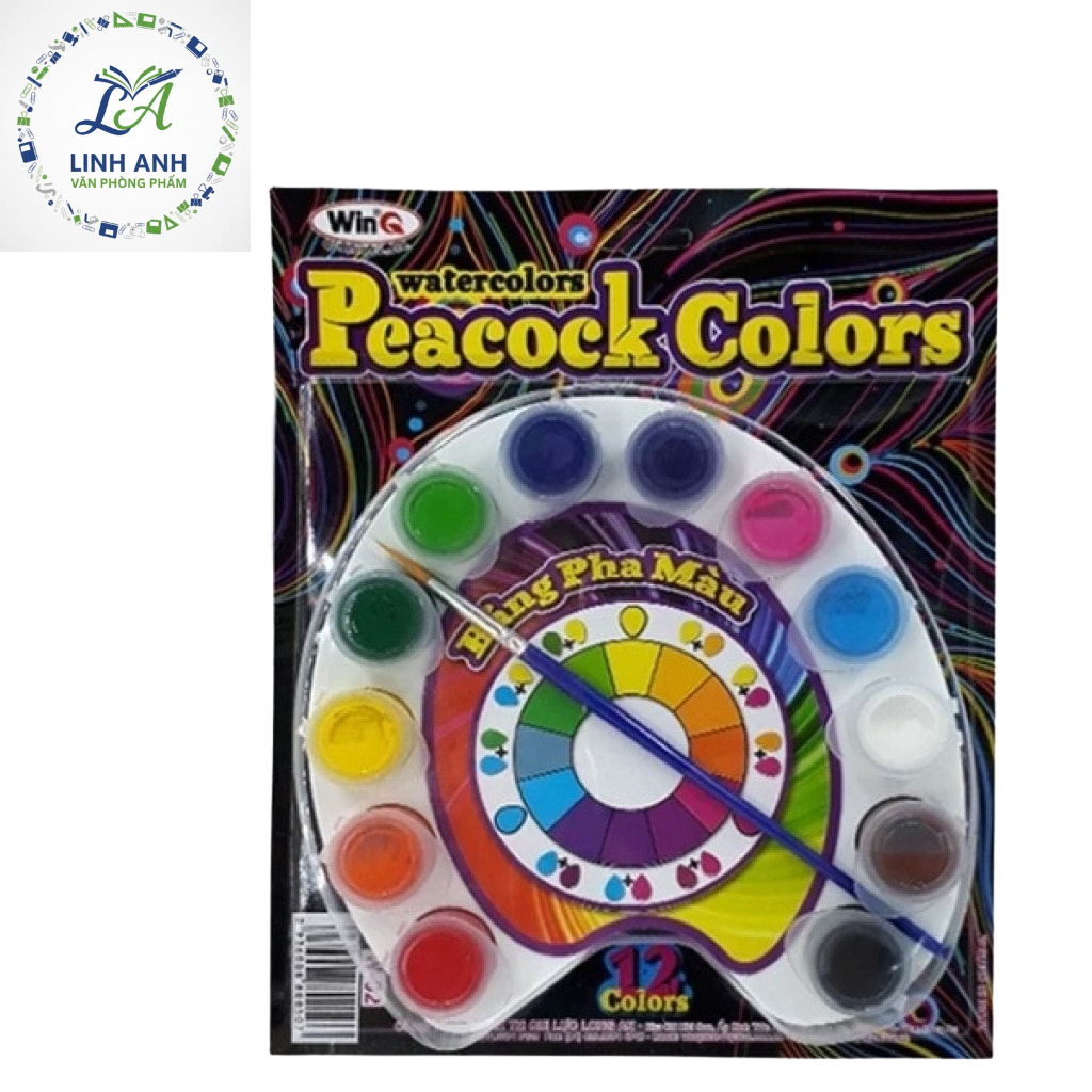 Màu nước con công WinQ W02