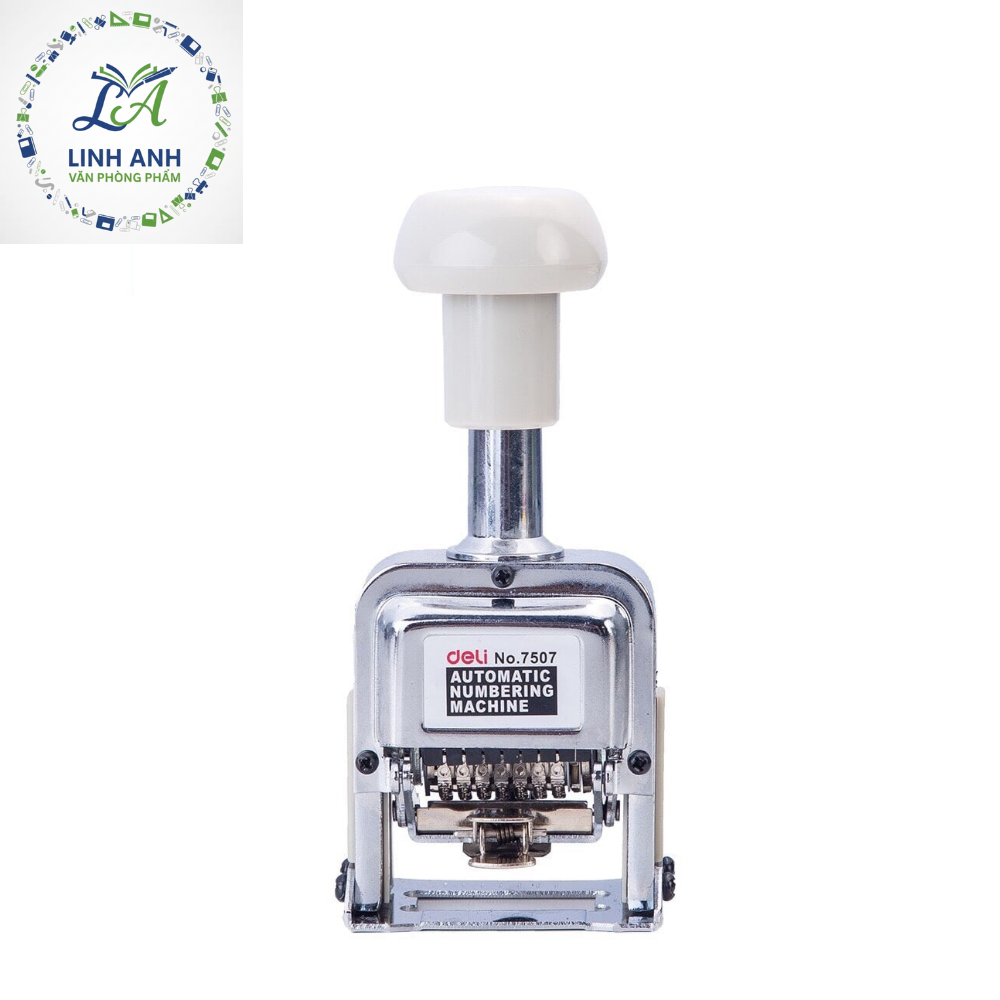 Máy đóng 7 số Deli 7507