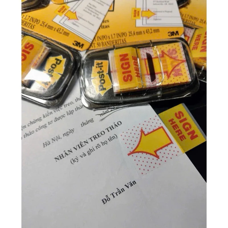 680-9 Miếng đánh dấu signhere (3M)