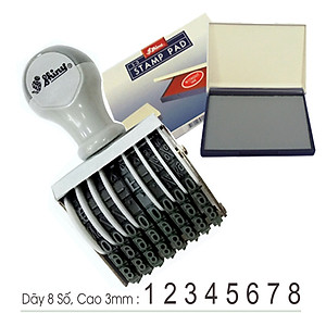 Dấu số N58 hiệu Shiny (8 số 3 ly)