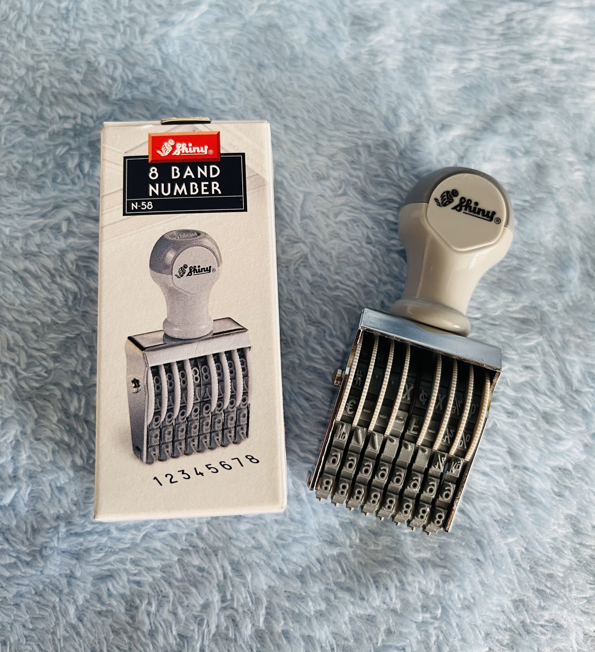 Dấu số N58 hiệu Shiny (8 số 3 ly)