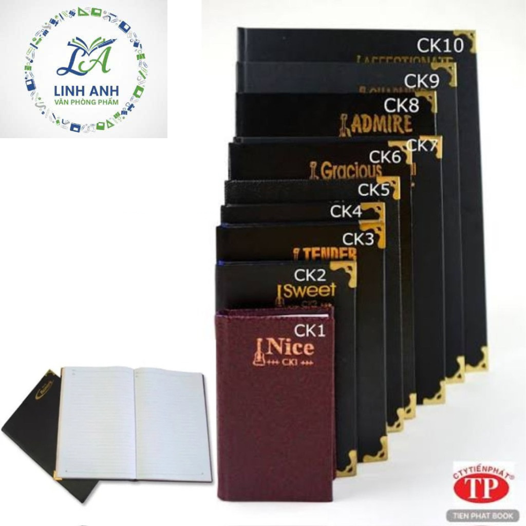 Sổ da CK Dày Mỏng (8x13cm) T.Phát