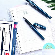 Bút gel Deli màu xanh WS72