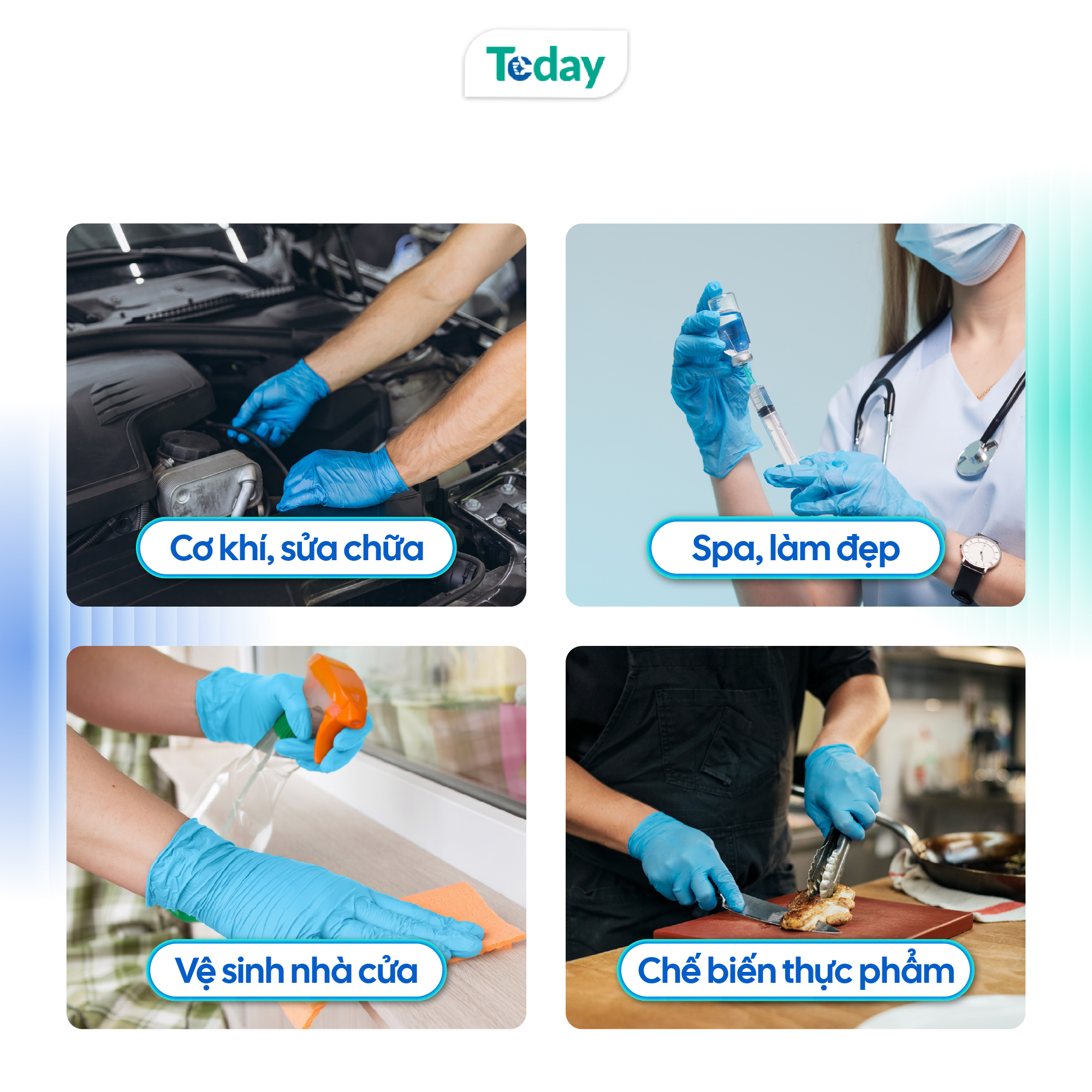 Găng Tay Công Nghiệp TODAY Nitrile 3.5G