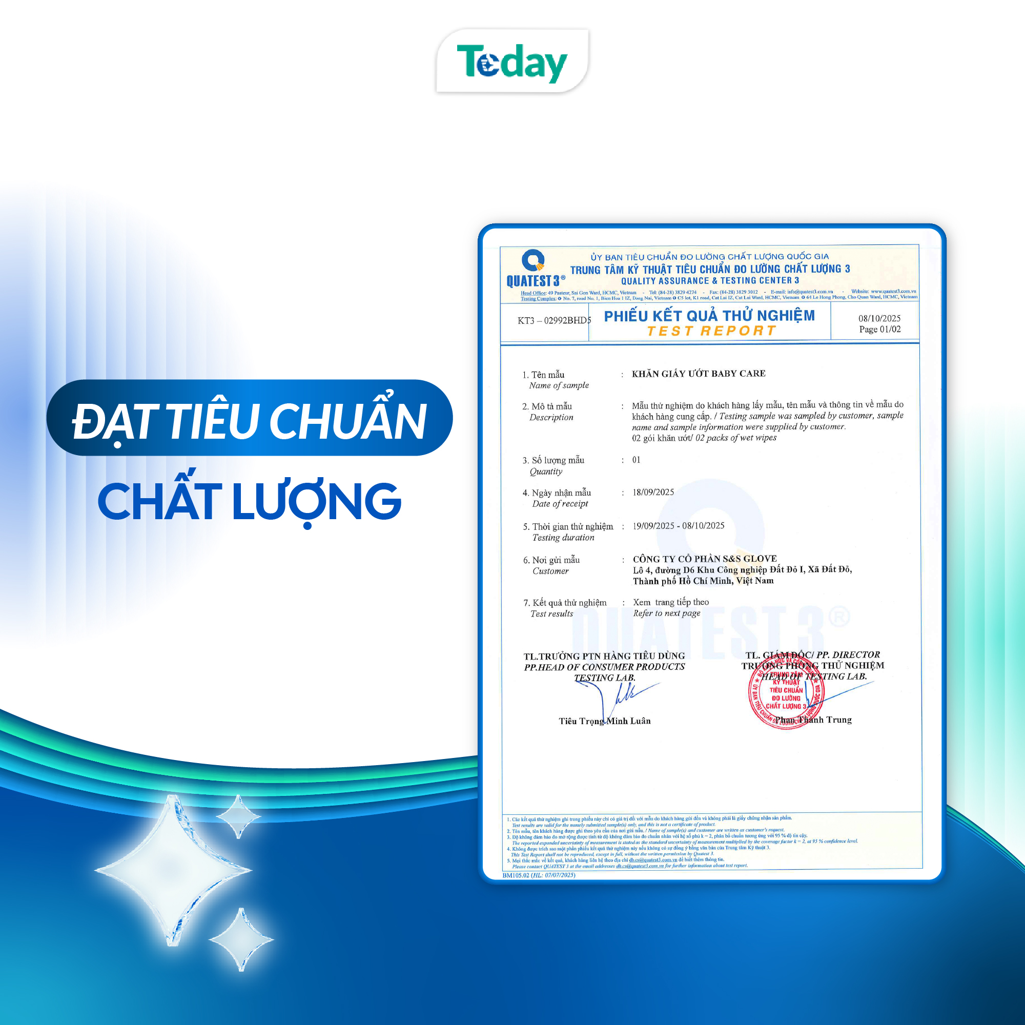 [Gói 100 Tờ] Khăn Ướt TODAY Cao Cấp