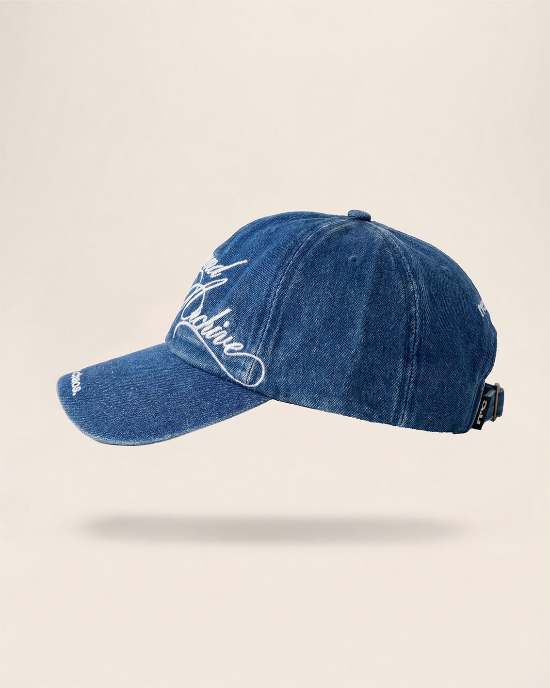 BLUE WASHED DENIM BASEBALL CAP