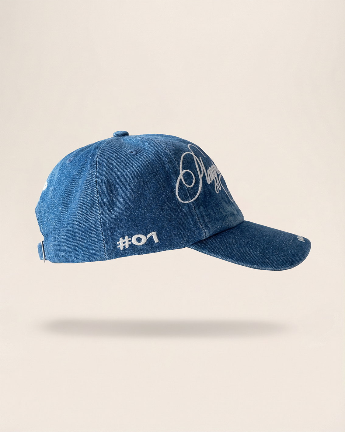 BLUE WASHED DENIM BASEBALL CAP