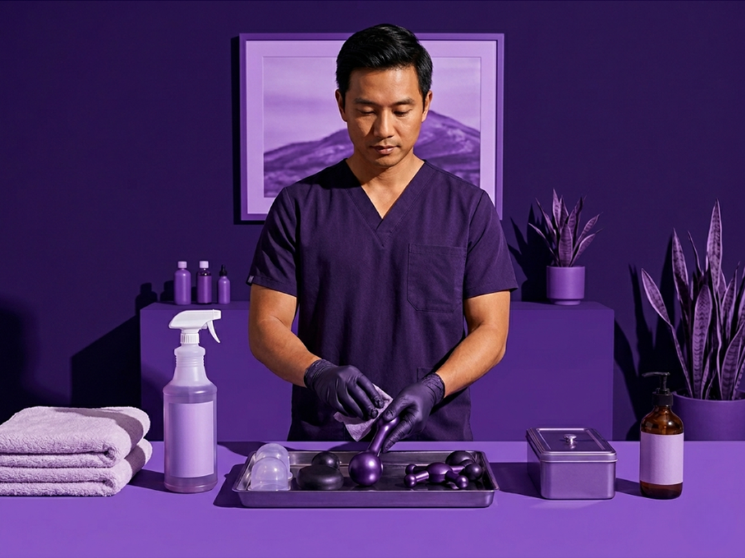 Vệ sinh và bảo quản thiết bị massage — hướng dẫn từ đội ngũ The Right Spot