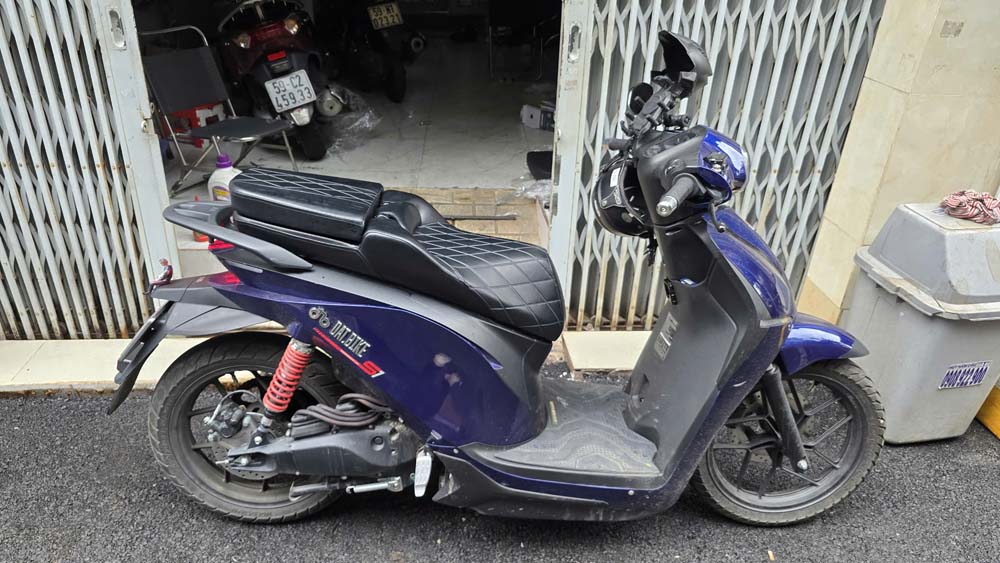 Yên Xe Tựa Lưng Cho DatBike Quantum Đen _ QUANTUM-TL03-BLACK