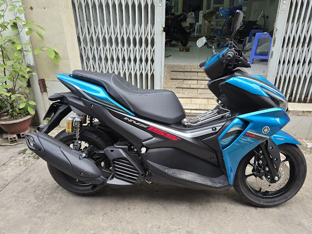 Yên Xe Độ Êm &  Thể Thao Cho  NVX v1 v2 v3 _ NVX-G22-BLACK