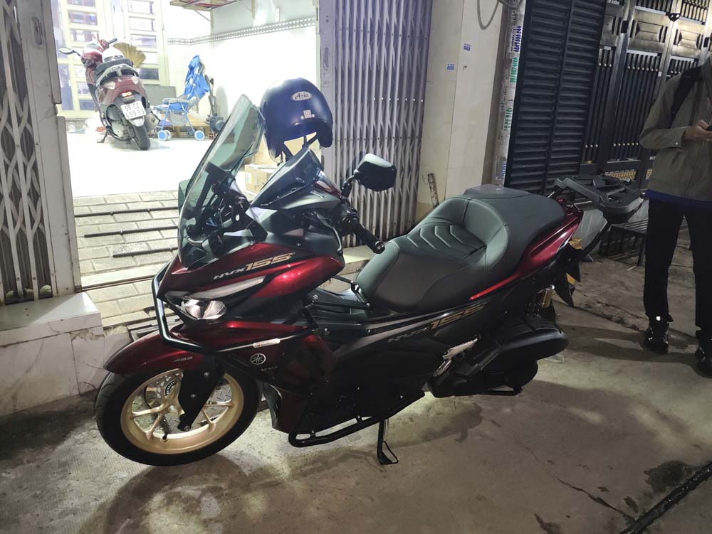 Yên Độ Yamaha NVX V1 V2 V3 Bật Mông _ NVX-G12-BLACK
