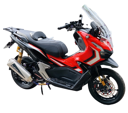 Yên xe ADV150/160/350 phong cách thể thao_ADV-G02-BLACK