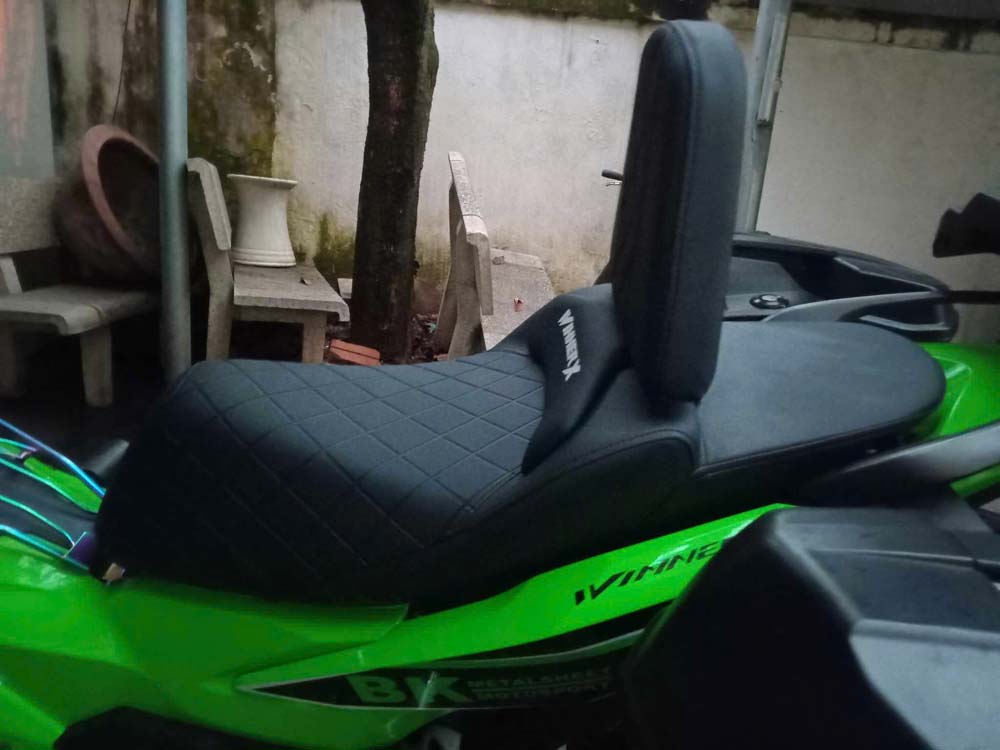 Yên Xe Tựa Bật Honda Winner X V1 - Màu Đen _WINNER-TL03-BLACK