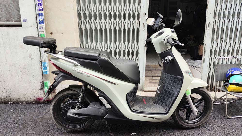 Yên Xe Tựa Lưng Cho VinFast Feliz _ Feliz_TL03_BLACK