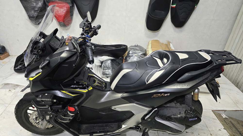 Yên xe ADV150/160/350 phong cách thể thao_ADV-G03-GREY
