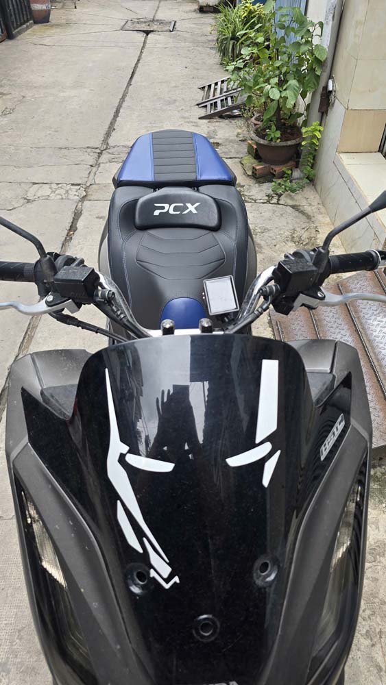 Yên Xe Tựa Lưng Cho Honda PCX – Đen-Dương _ PCX-TL03-BLUE