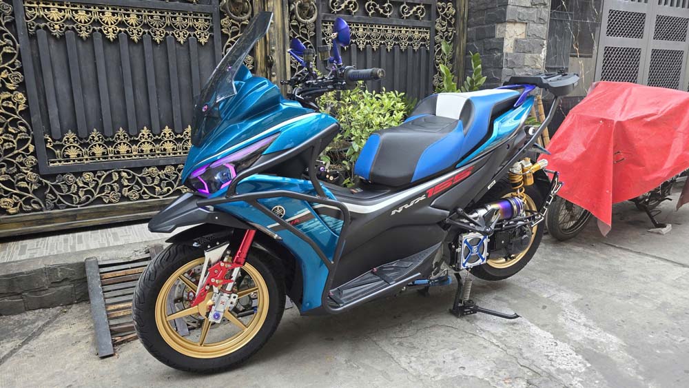 Yên Độ Yamaha NVX Cao Cấp Màu Đặc Biệt _ NVX-G12-BLUE