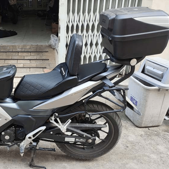 Yên Xe Tựa Bật Honda Winner X V1 - Màu Đen _WINNER-TL03-BLACK