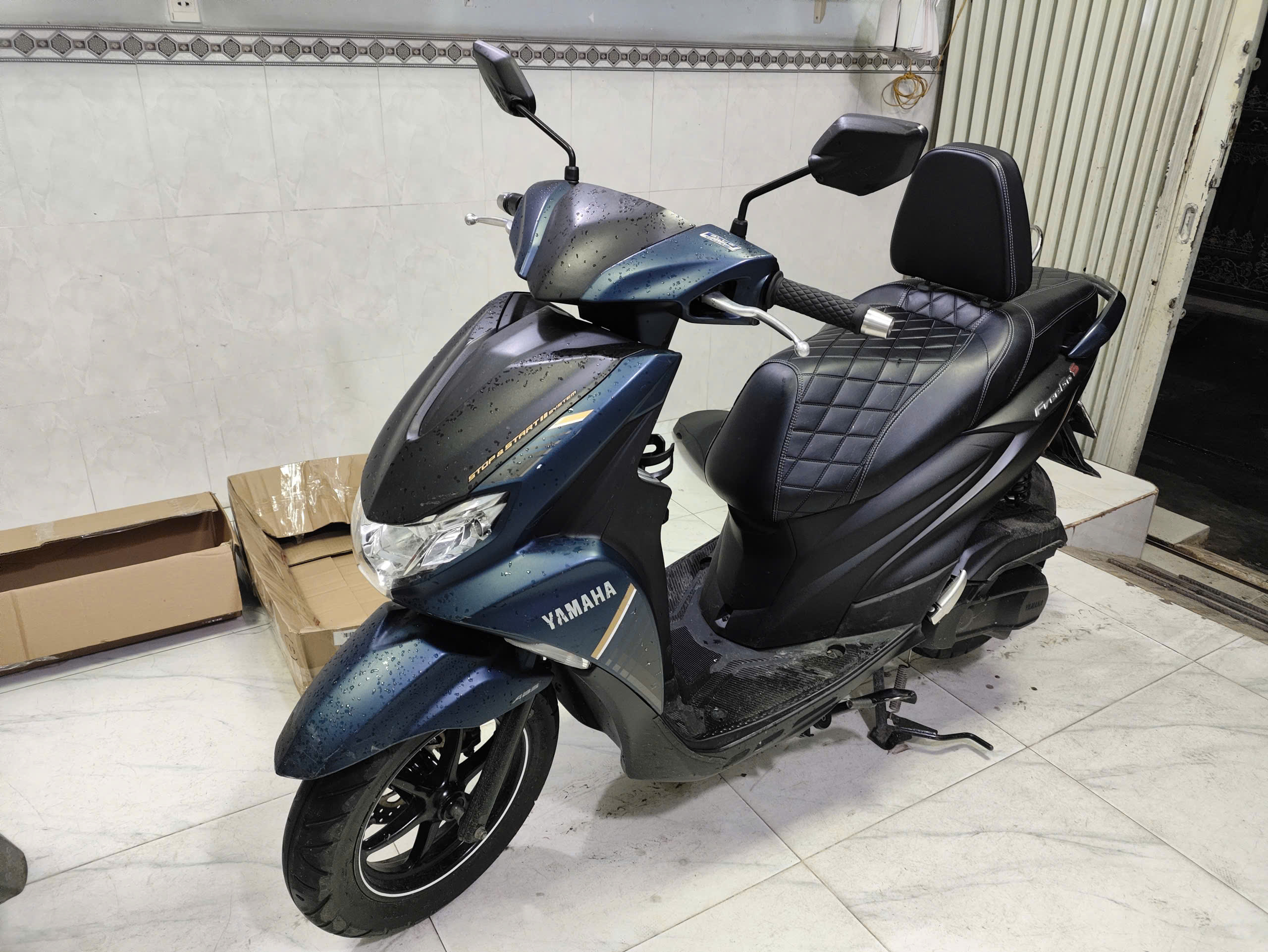 Yên Xe Tựa Lưng Tháo Rời Cho Yamaha FreeGo_Frego-TL02-BLACK