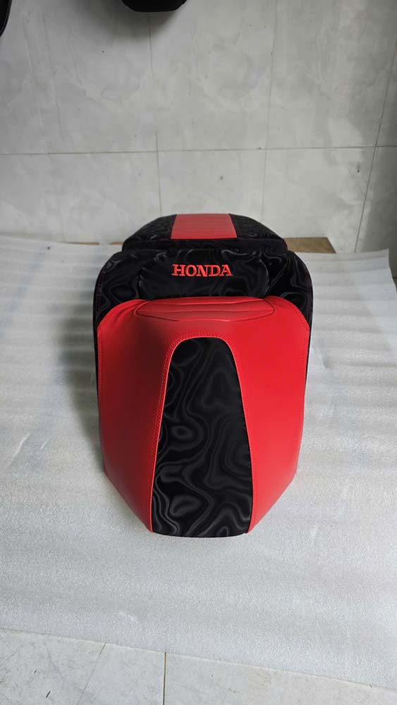 Yên Xe Tựa Lưng Cho Honda SH – Phiên Bản Màu Đỏ-Đen _ SH-TL03-RED