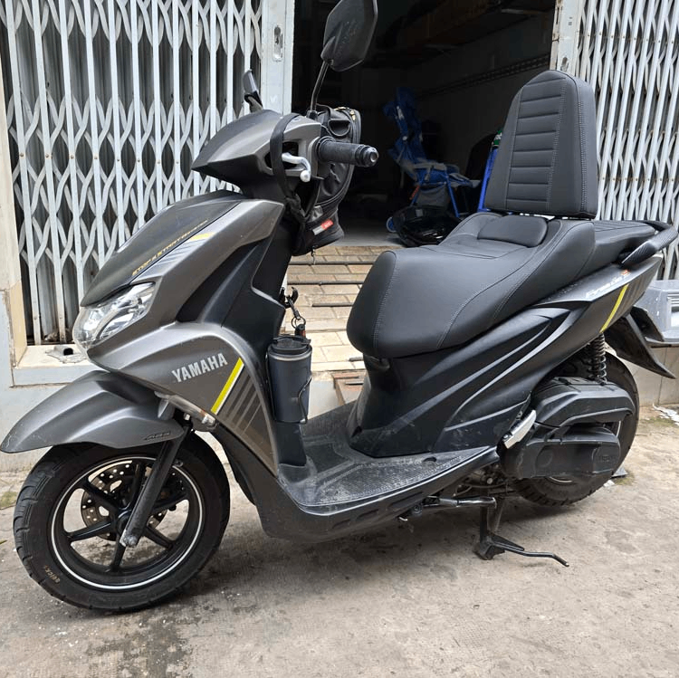 Yên Xe Tựa Lưng Cho Yamaha FreeGo S _ FreeGo-TL03-BLACK