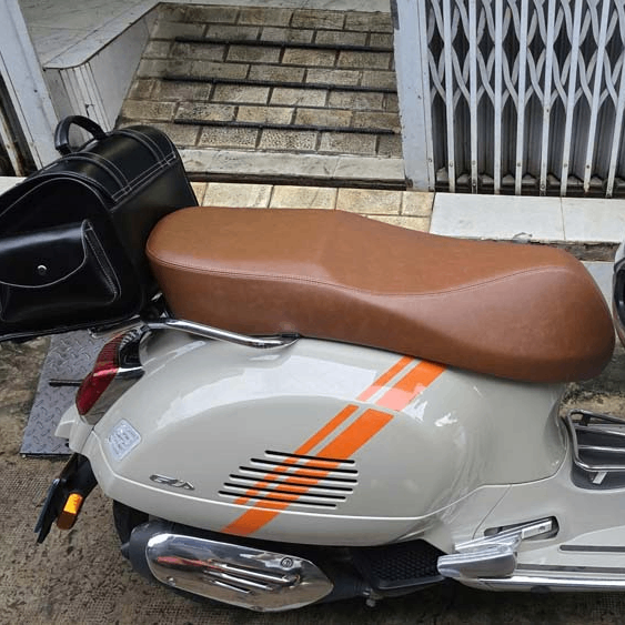Yên 2 Tầng Vespa Cao Cấp - Phối màu theo yêu cầu _ VESPA-V13-BROWN
